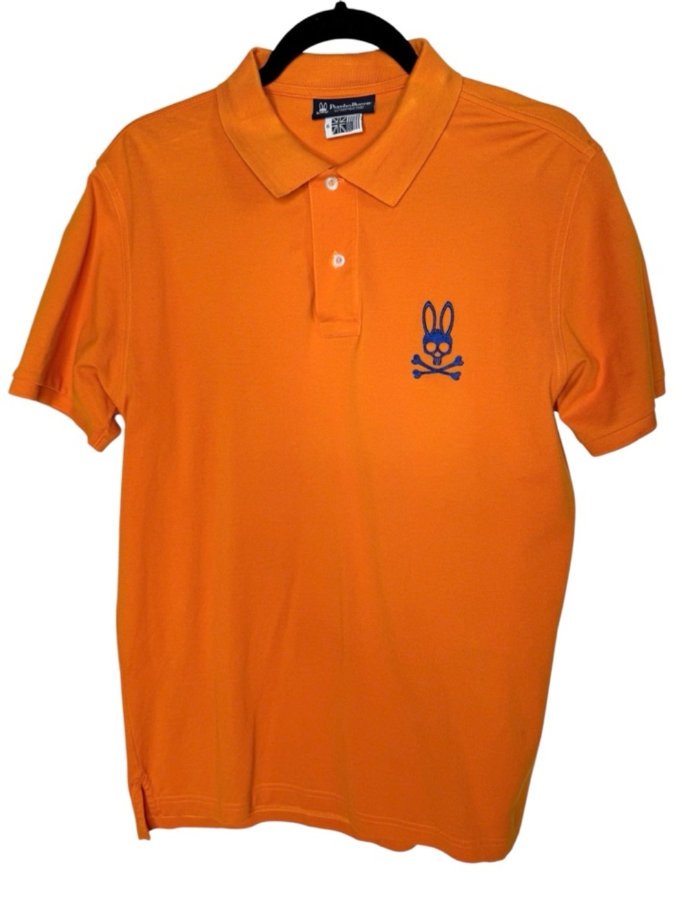Psycho Bunny Polo Short Sleeve Orange 6 US Large